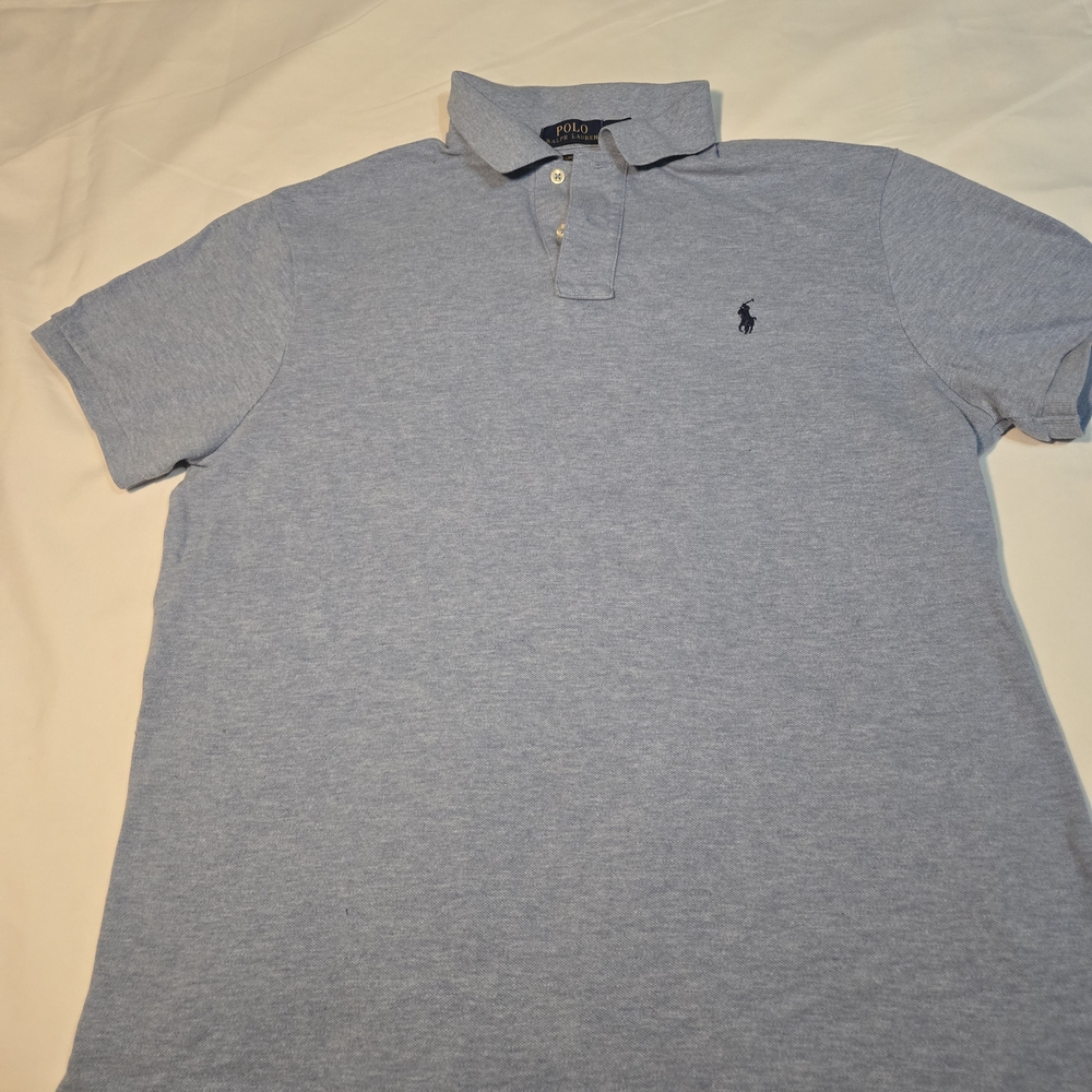 Polo by Ralph Lauren Men's Blue Polo Shirt